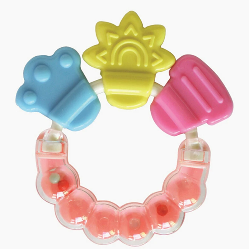 1 шт. силиконовый Прорезыватель для зубов Детские Подвеска прорезыватель Еда