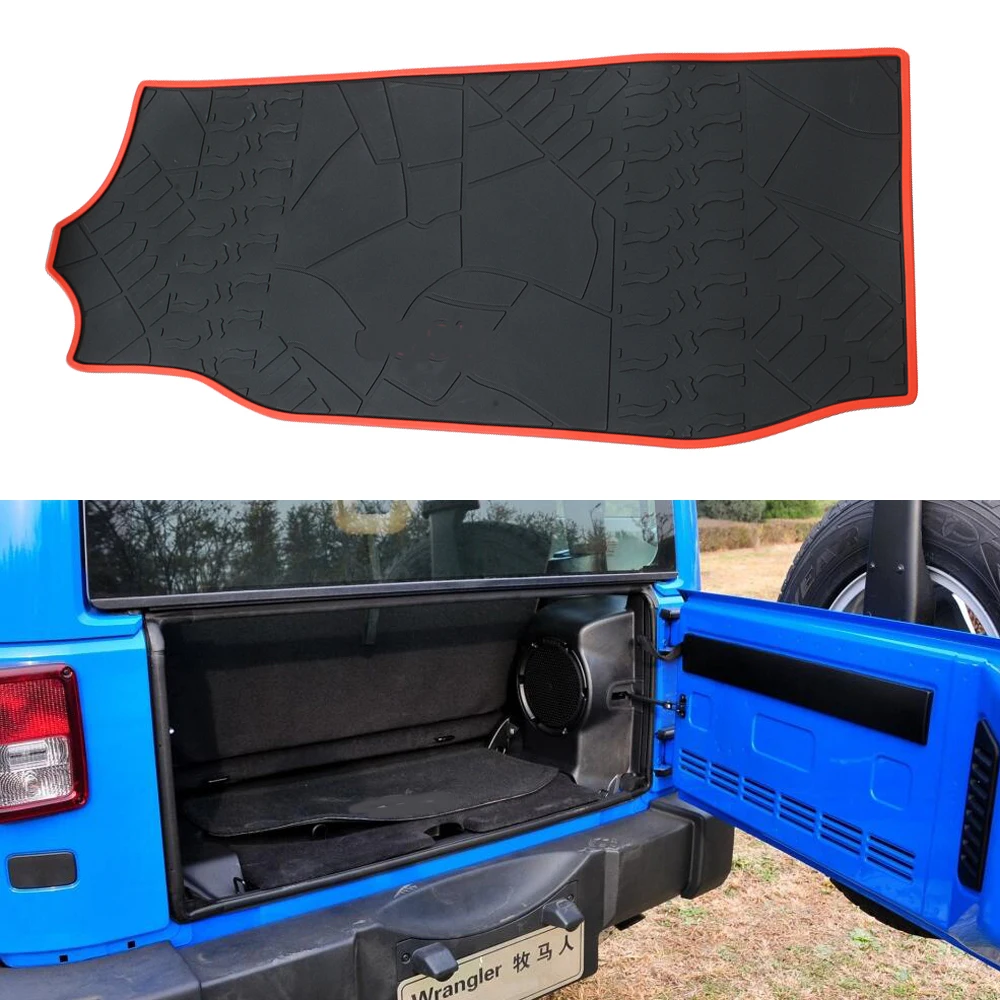 Автомобильный задний багажник напольный коврик для багажника Jeep Wrangler Rubicon 2 двери