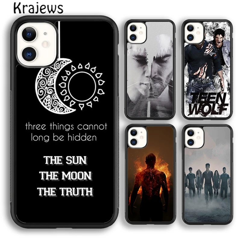 Мягкий чехол для телефона krajew Teen Wolf Tv Show iPhone 5s 6s 7 8 plus X XR XS 11 12 pro max Samsung Galaxy S8 S9 S10