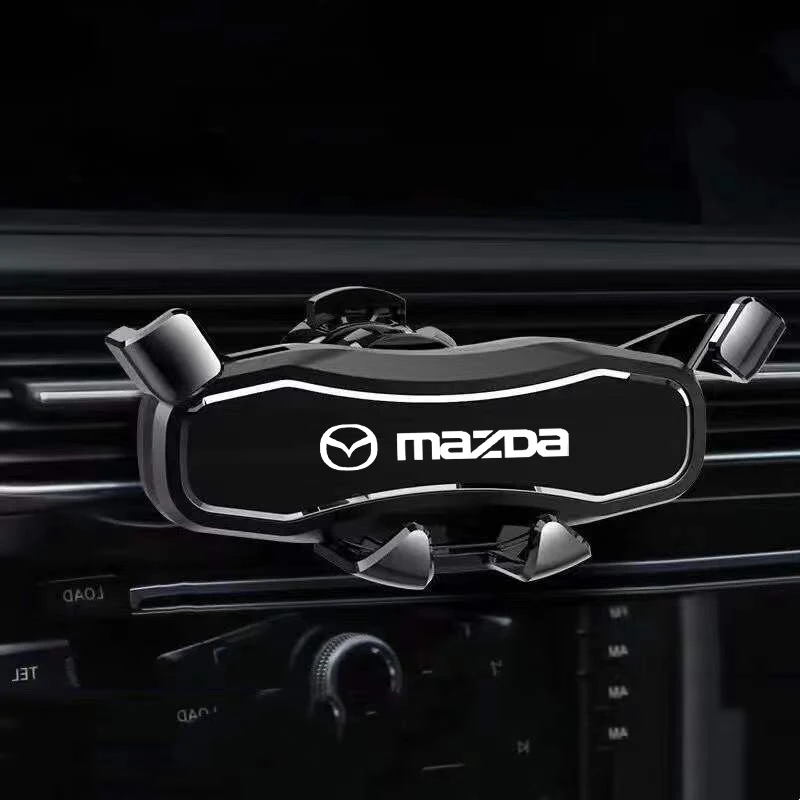 

For Mazda 2 3 5 6 Axela Atenza Allegro CX3 CX5 CX7 Car Air Outlet Stand Telescopic GPS Phone Navigation Bracket Car Accessories