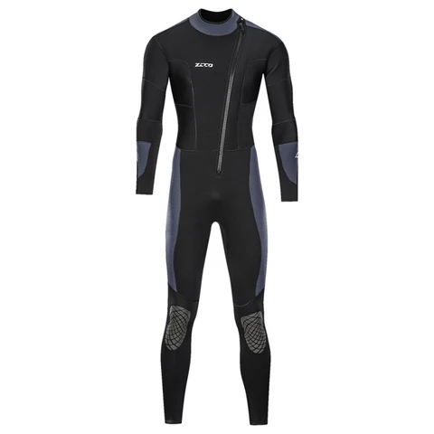 Неопреновый гидрокостюм ZCCO для мужчин и женщин, костюм для глубокого дайвинга и Сноркелинга, водонепроницаемый плотный теплый купальник для серфинга, 5 мм