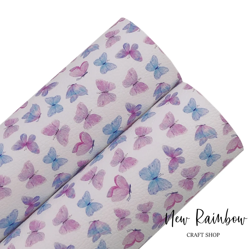 Новая Радужная 30x2 2 см/A4 Милая Лилия и фиолетовые бабочки высококачественная