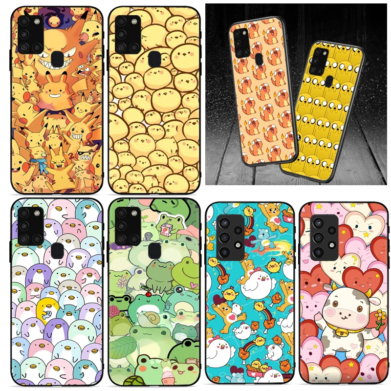 

Cartoon Cute Bunny Dog Elf Phone Case For Samsung Galaxy S20 FE Lite Ultra A72 A52 4G 5G Funda Back Cover Carcasa Soft TPU
