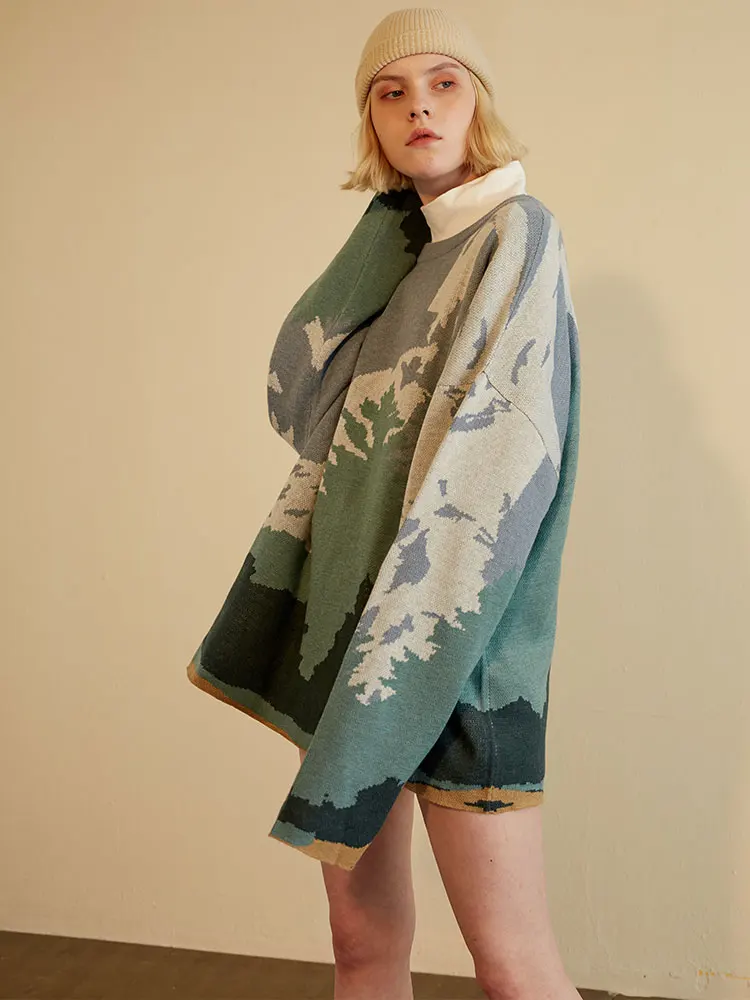 Парный свитер в стиле хип-хоп для мужчин и женщин свободный уличный пуловер с