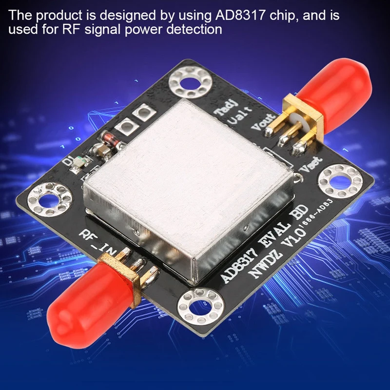 AD8317 1M-10GHz 60DB RF Мощность измерительный усилитель логарифмический детектор