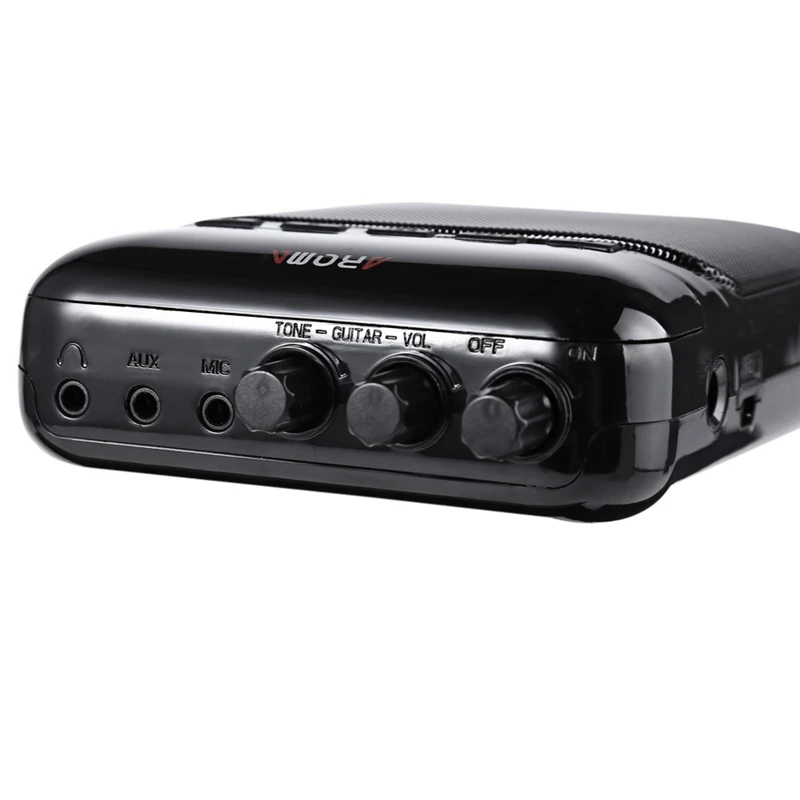 

Aroma Ag - 03M Portable Charging Mini Guitar Amplifier 25Hz-20Khz Metal Guitar Amplifier with Usb Cable