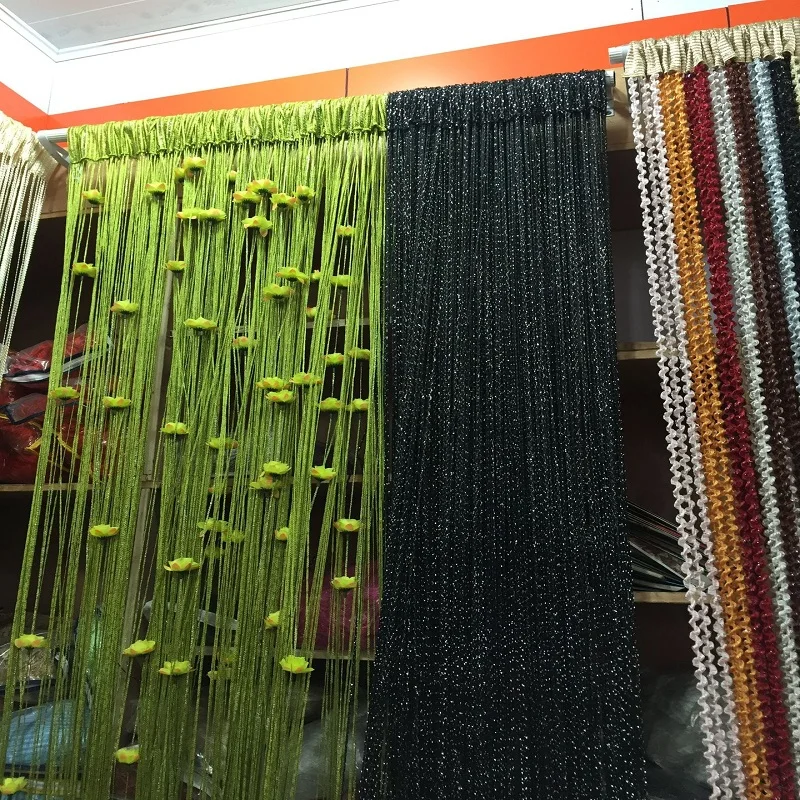 

Modern Living Room Curtains Thread Curtains String Curtain Door Bead Sheer Curtains for Window Bedroom Cortinas Salon