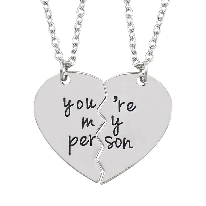 Ожерелье Ты мой человек для мужчин и женщин Модная бижутерия в подарок с