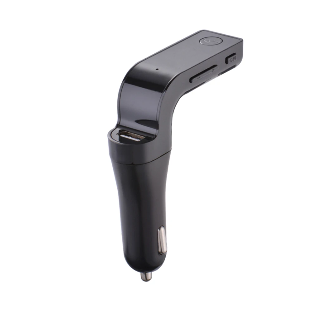4-в-1 Hands Free Беспроводной Bluetooth FM передатчик G7+ AUX модулятор Автомобильный комплект MP3 плеер SD USB ЖК-дисплей автомобильные аксессуары 4