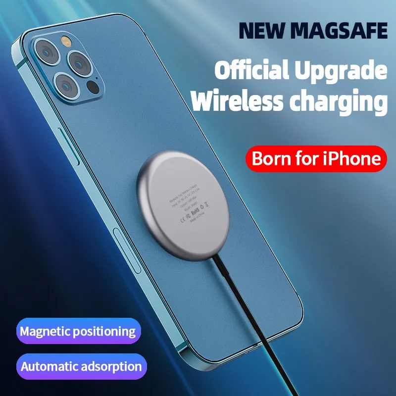 

The New high quality Wireless Magnetic Charger Pad For smartphone Fast Charging 15W Quick Wireless Charger Phone Accessories