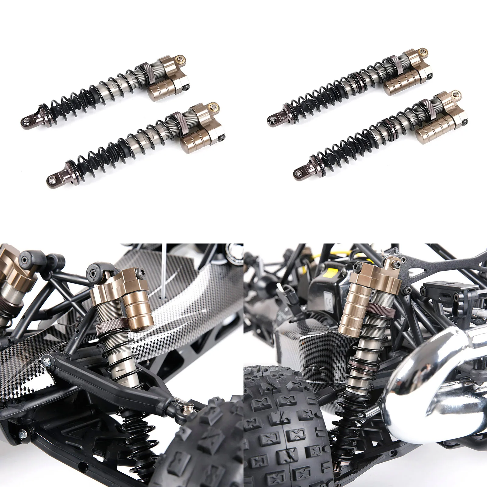 8 мм амортизатор с резервуаром задние амортизационные колпачки для 1/5 HPI ROVAN KM BAJA 5B