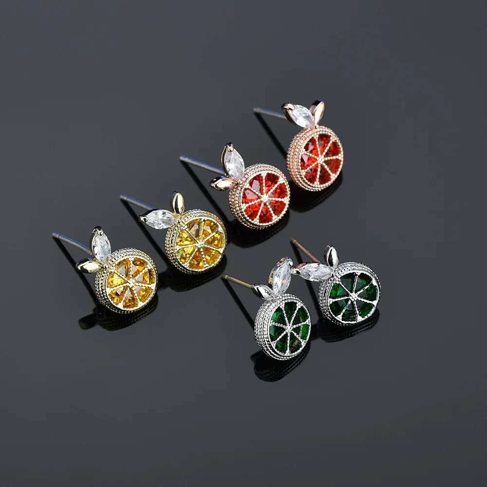 1 пара/лот модные циркониевые серьги гвоздики для женщин 925 серебряные с