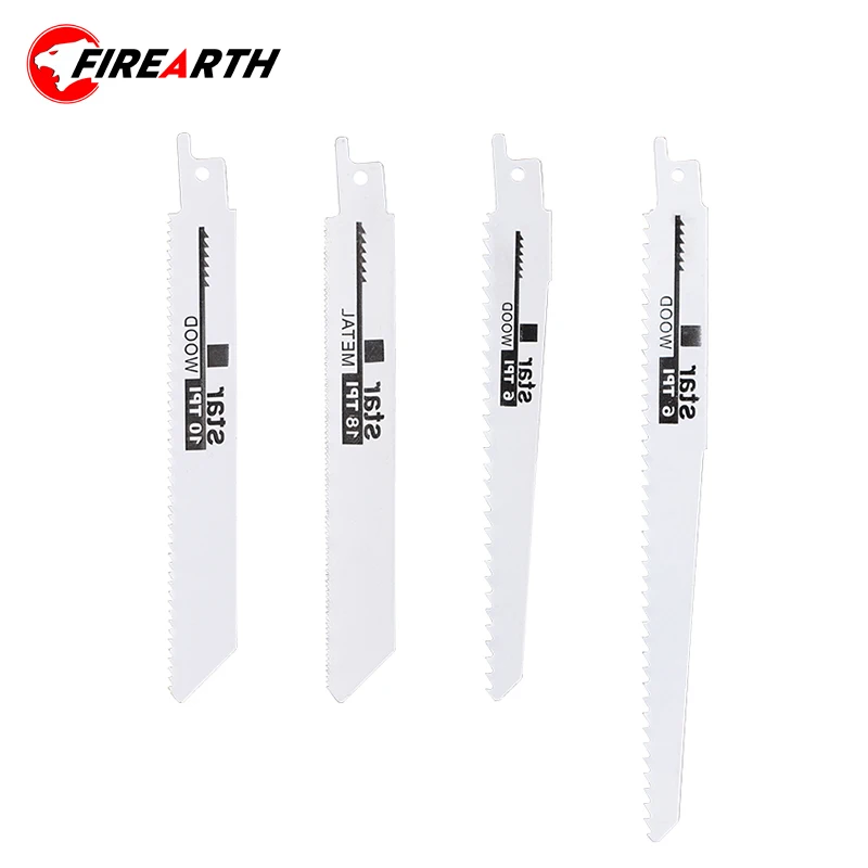 

18TPI BIM/10TPI BIM/6TPI WOOD Saber Blades 4PCS Jig Saw Blade for Cutting Wood Plastic Pipe Metal Reciprocating Saw Blade