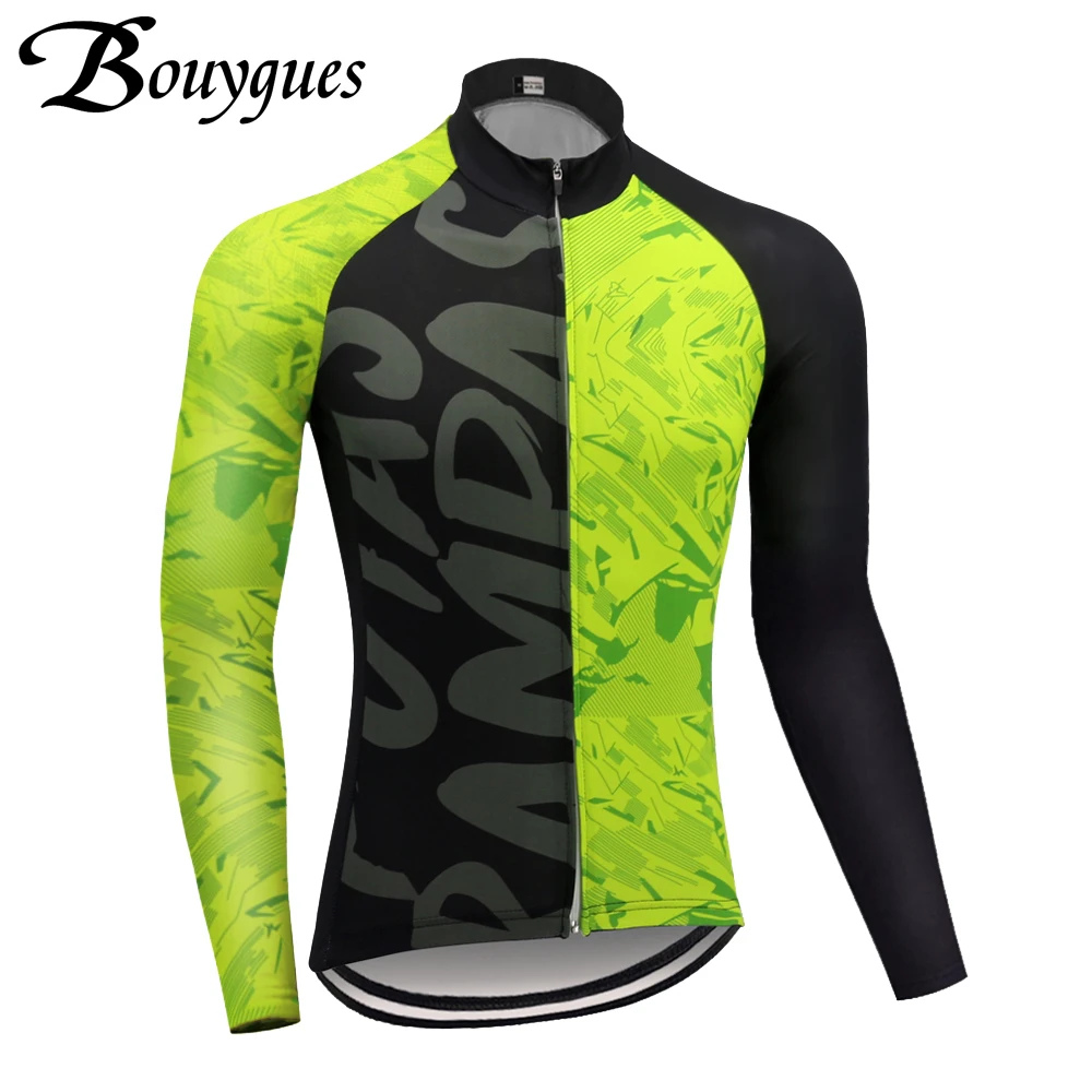 

NEW Retro Men's Long Sleeves Cycling Jersey Thermal Winter Fleece OR Spring Autumn Thin Outdoor Sports Bicycle Clothes MTB Top