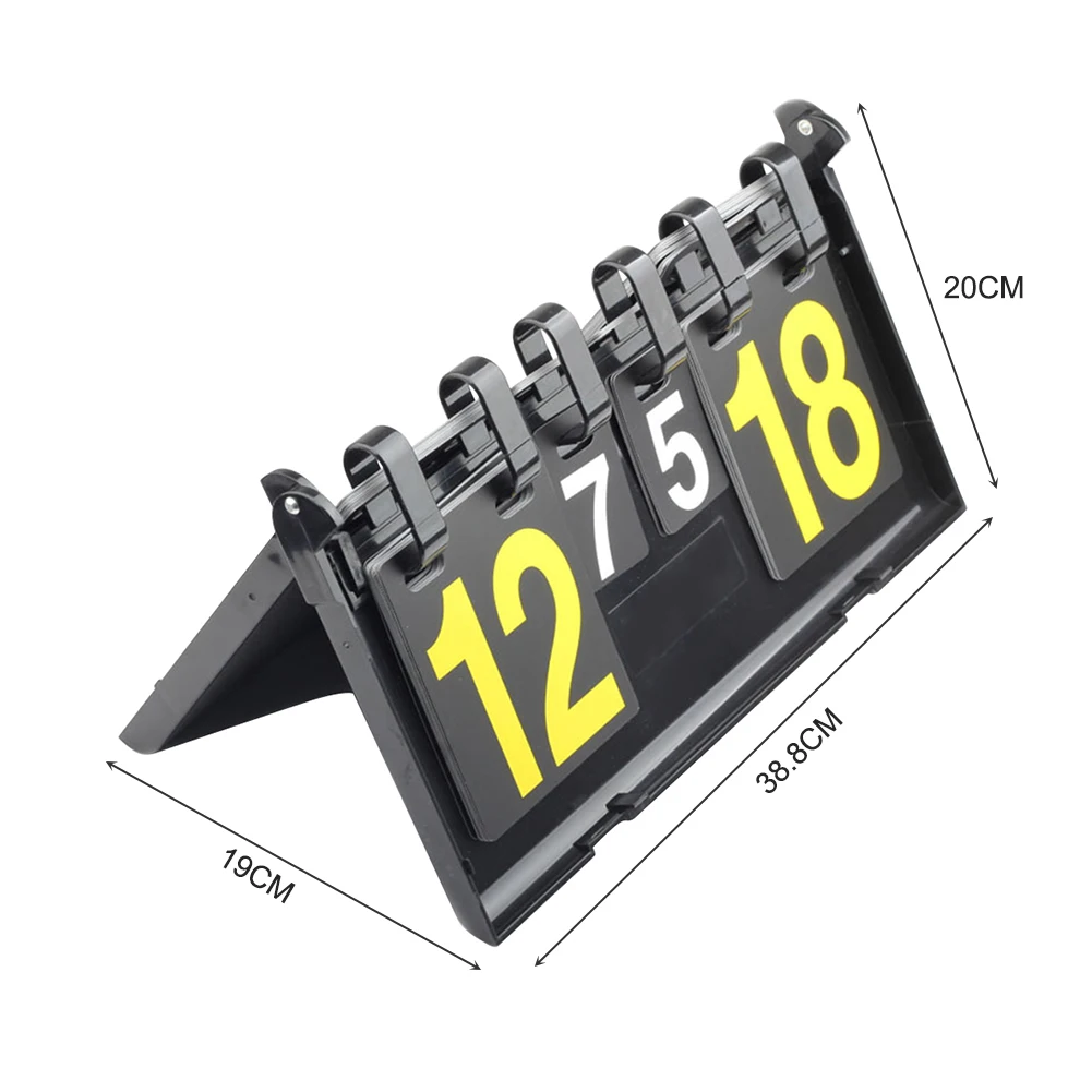 

Volleyball Scoreboard Sports Basketball Football Competition 4-Digit Score Board for Indoor Exercise Sport Decoration