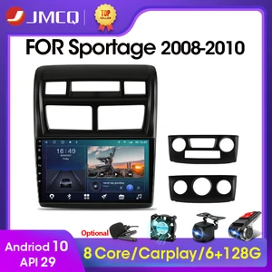 jmcq 2din android 10 4gwifi car radio multimedia video player for kia sportage 2 2008 2010 navigation gps head unit 2 din free global shipping