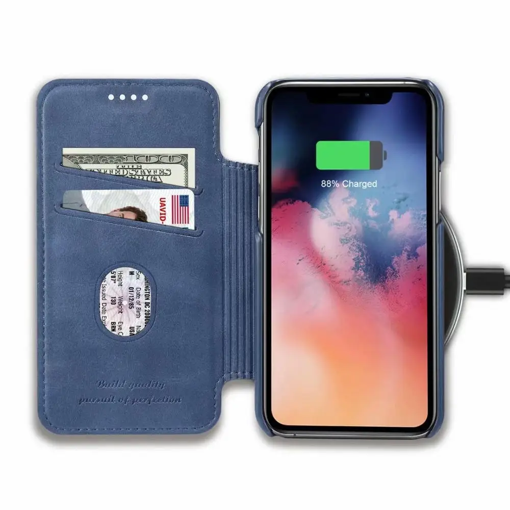 Винтажный флип чехол из искусственной кожи для телефона iPhone SE 12 mini 11 Pro Max Xs XR X 8 7 6s