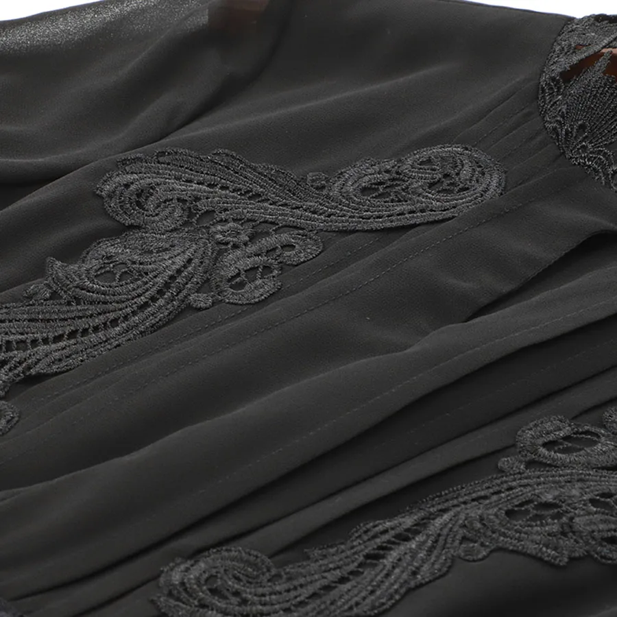 Женское длинное платье с вышивкой в стиле пэчворк винтажное лето 2019 | Женская