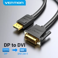 vention displayport to dvi cable dp to dvi d 241 cable 1080p dp male to dvi male to cable for projector monitor dp to dvi cable