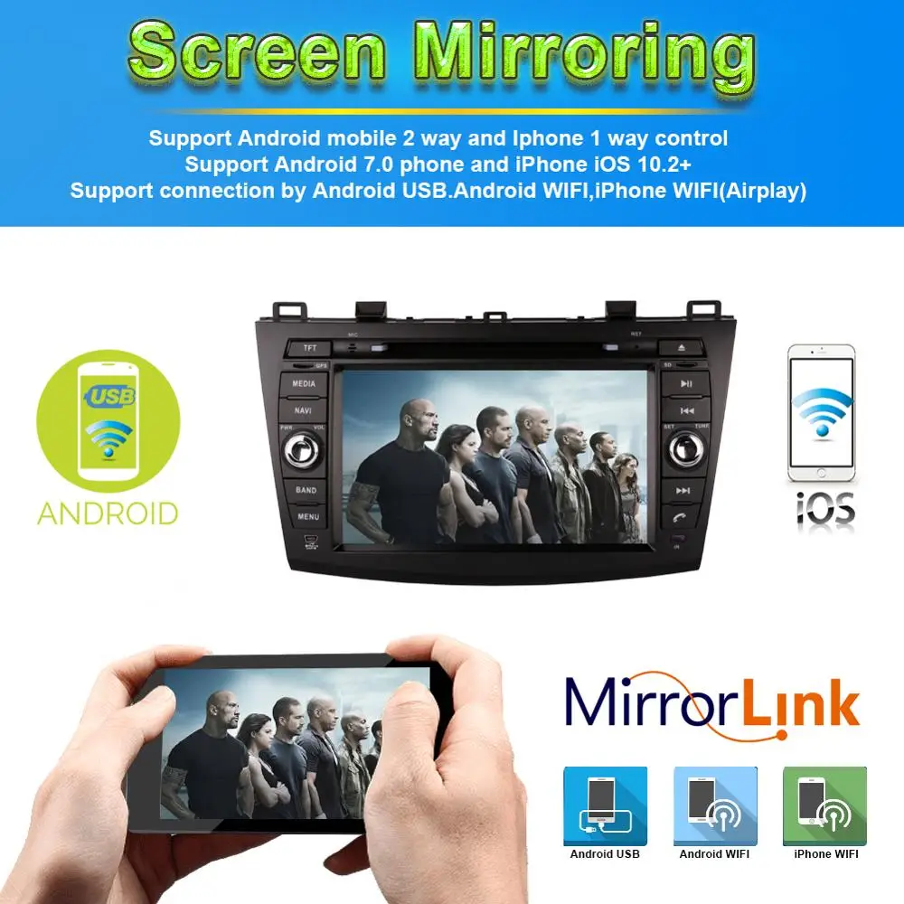 Android 10.0 Car GPS Navigation for MAZDA 3 2010-2012 Auto Radio Stereo Multimedia DVD Player Bluetooth WIFI 3/4G Rear Camera | Автомобили
