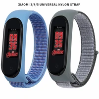 nylon loop for mi band 4 strap sport bracelet watch strap miband 5 wristband for xiaomi mi band 5 3 watch strap replaceable