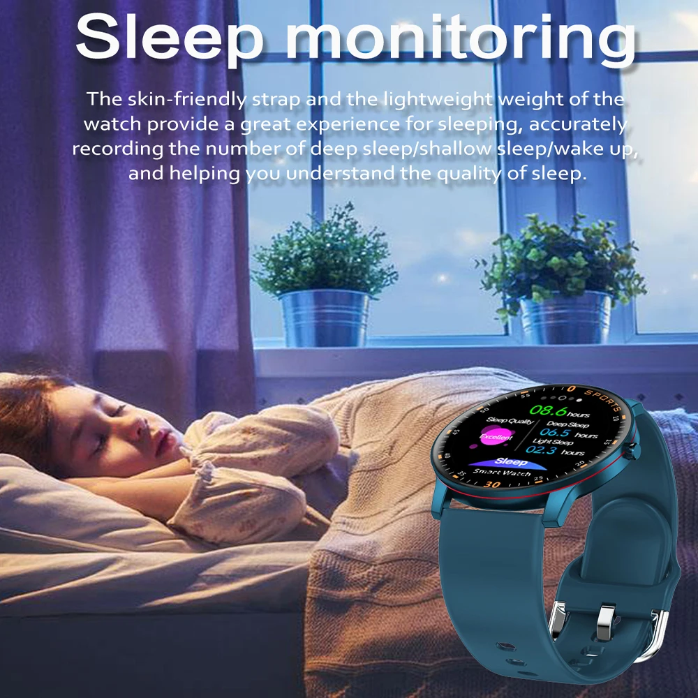 

SANDA Screen Touch Smart Wristband Heart Rate Monitor Smart Watch Fitness Waterproof Sport Tracker Bracelet Smartwatch Band