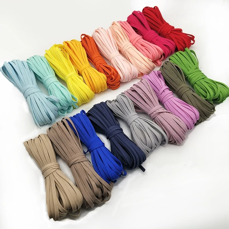 High quality 1/2/5kg/lot 4.5mm soft Flat Mask ear strap Hair band Elastic Band Rubber Rope Underwear Bra Shoulder DIY Sewing |