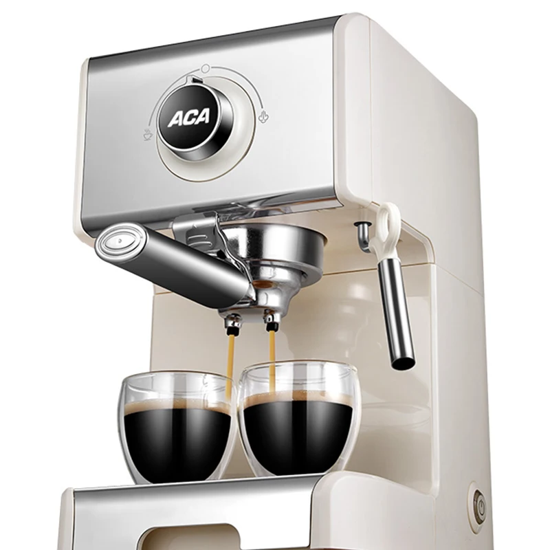 

New 20Bar Coffee Machine Maker Household Commercial Italian Semiautomatic Small Steam Type Milk Foam Mute espresso cups