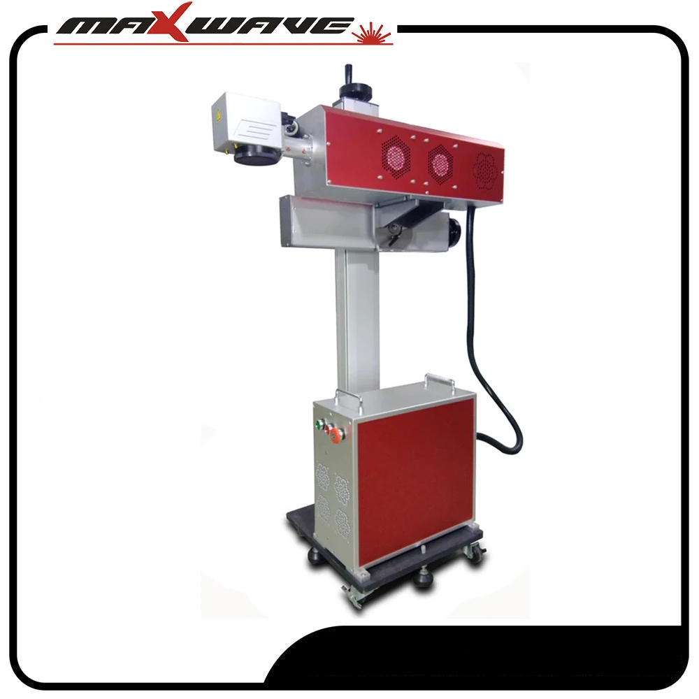 

High speed optical flying laser 20w/30w/50w marking machine logo laser keyboard marker for bottles online production