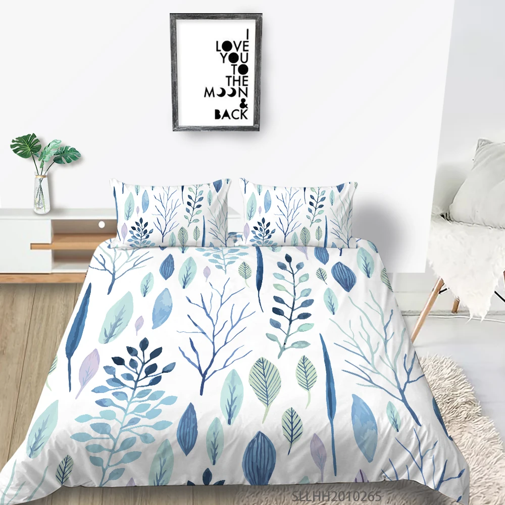 

Sunshine Bedding Set Flowers Pattern Design High Quality Print Highend Modern Creative Bed Set Home Decoration For All Seasons