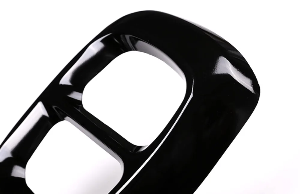 

2pcs Stainless Stee for Benz 2020 GLB / gla tail throat decorative cover stainless steel piano black