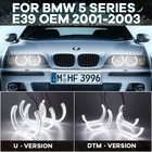 Дневсветильник свет стиль DTM U светильник DTM стиль Halo Кольцо Кристалл глаза ангела для BMW 5 серии E39 OEM 2001-2003