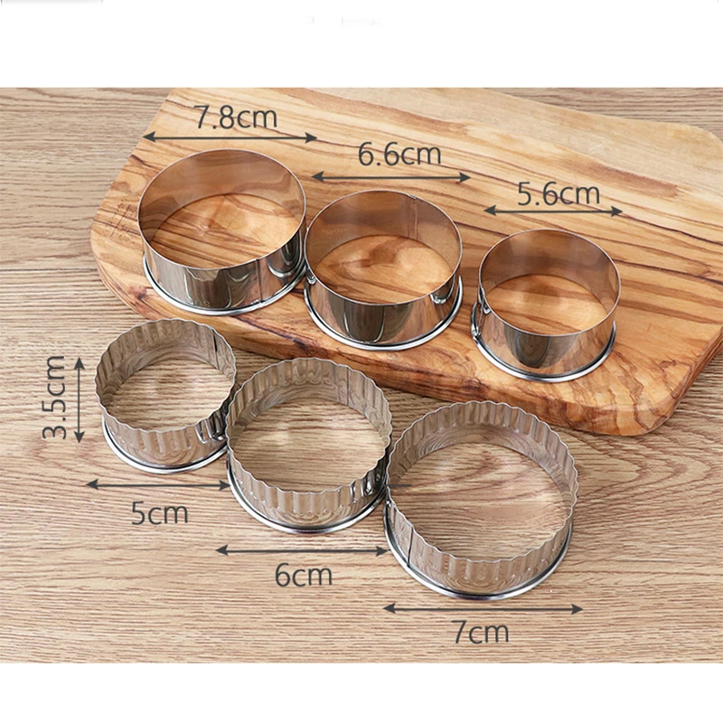 

3pcs Dumpling Maker Stainless Steel Dough Cutter Eco Friendly Pie Ravioli Dumpling Mold Dough Press Pastry Accessories Tools