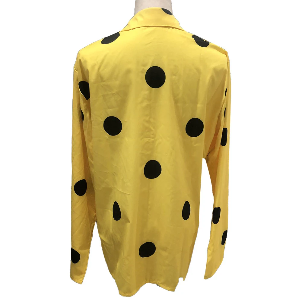 

Spring Summer Women Dots Print Blouse Shirt Female Tops Long Sleeve Casual Turn-down Collar OL Style Women Loose Blouses