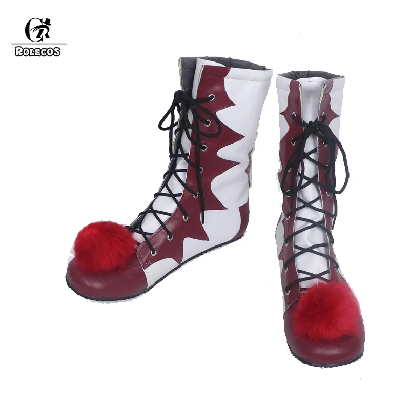 ROLECOS/Обувь для косплея Stephen King It сапоги пеннивайза на Хэллоуин обувь