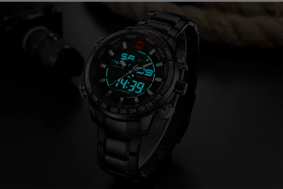 NAVIFORCE часы для мужчин Топ бренд класса люкс цифровые аналоговые спортивные