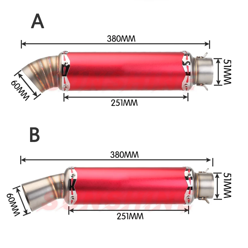 Универсальный глушитель для выхлопных газов мотоцикла труба GP из углеродного