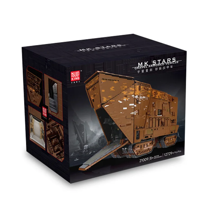 Mould King Star Toy Wars The Cavegod UCS Sandcrawler Model Sets Assemble Bricks Kids Educational DIY Toys Christmas Gifts | Игрушки и