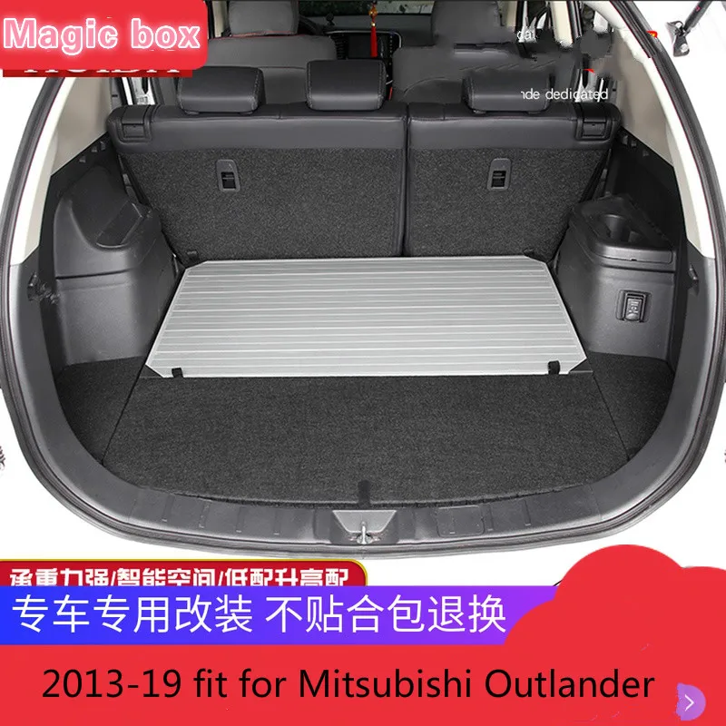 Подходит для Mitsubishi Outlander 2016 19 автомобильные аксессуары хранения порядка багажник