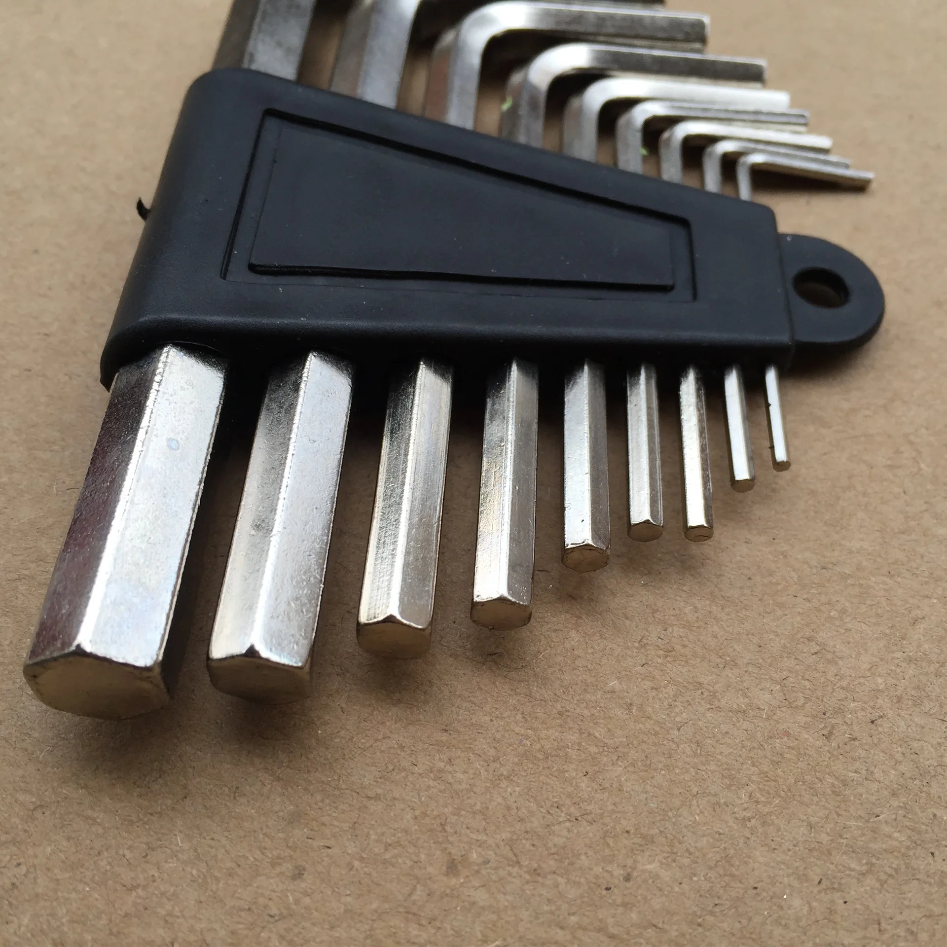 Прямая продажа с завода набор никелированных шестигранных гаечных ключей 9