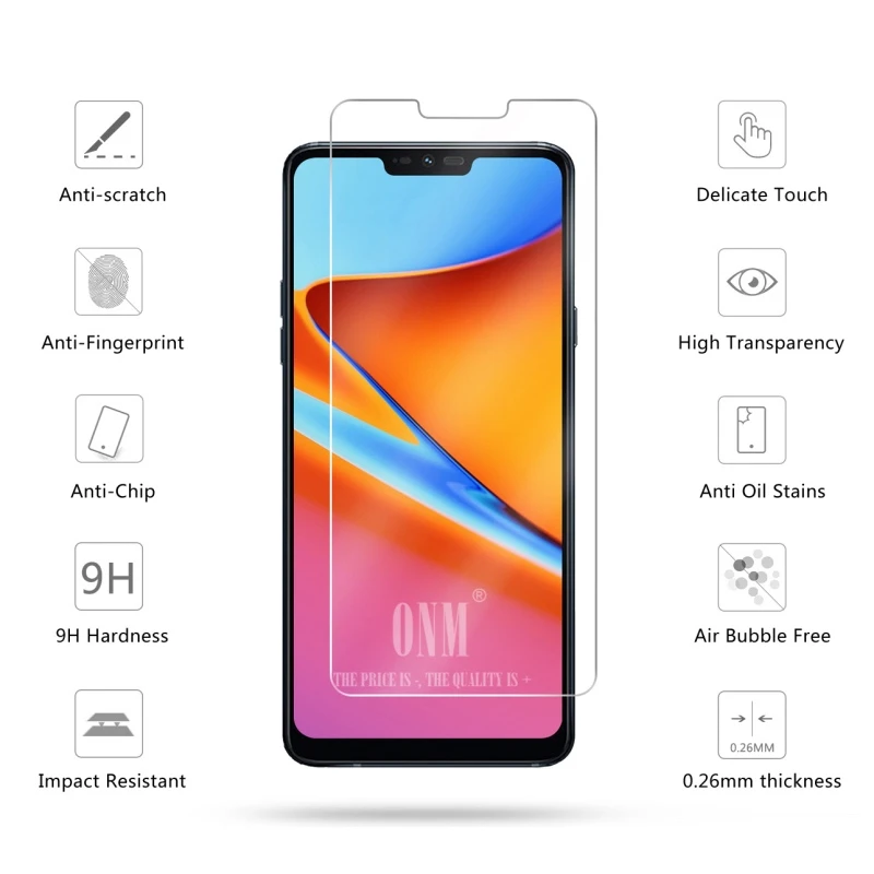 Закаленное стекло для LG G7 Защитная пленка экрана 2.5D 9H Премиум |