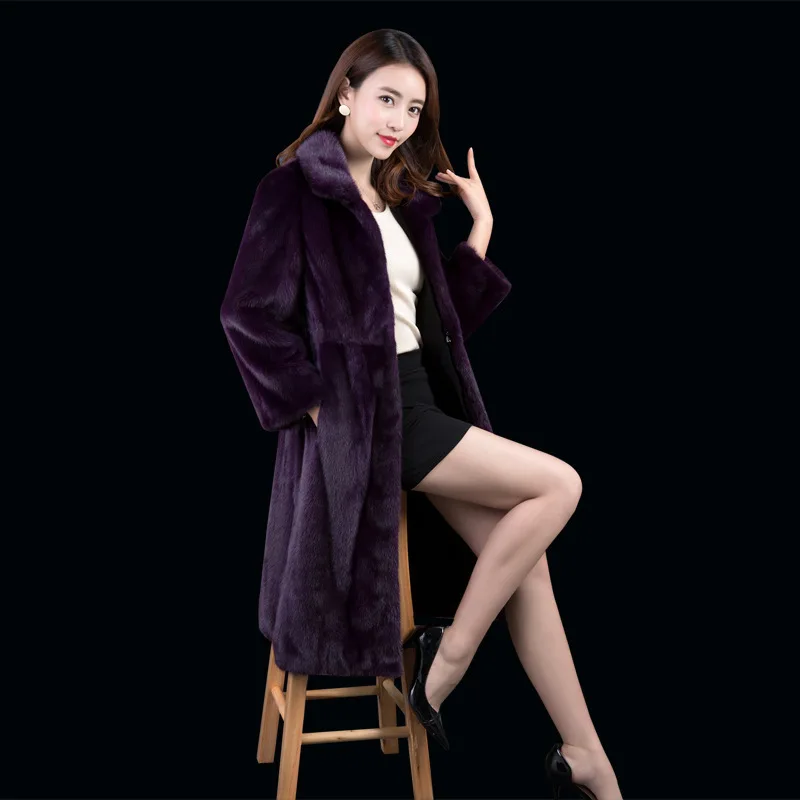 

Real Fur Coat Women Warm Winter Coat 100% Mink Fur Jackets and Coats for Women Clothes Fashion Abrigo Mujer F17LT008 YY395