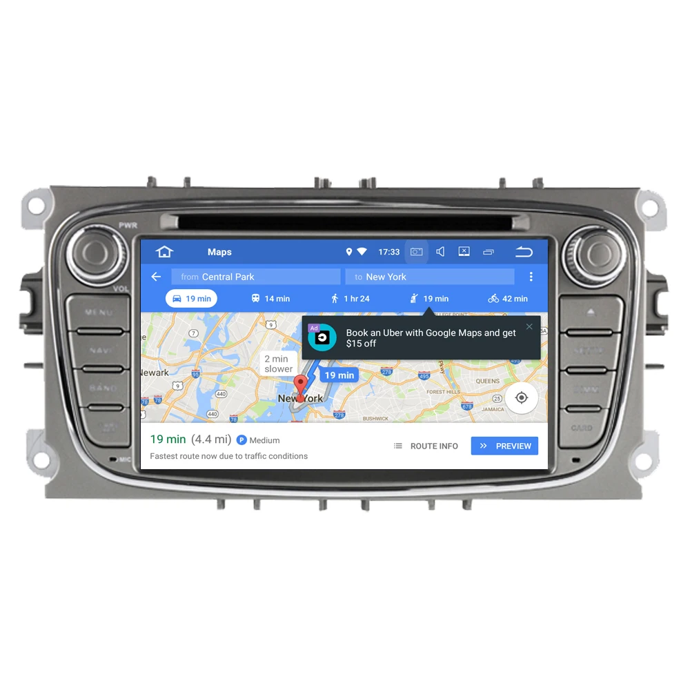 Автомагнитола для Ford Focus 2 мультимедийный плеер на Android 10 с GPS радио Bluetooth Mondeo Kuga S max