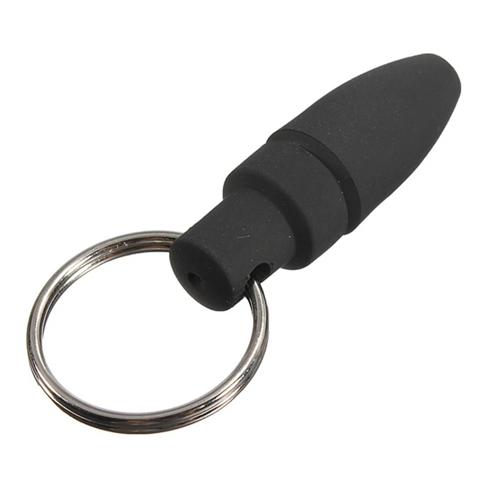 1pc Easy Use Cigar Punch Cutter Accessories with Key Ring Pull Hole Cool Cigar Punch Rubber Clip Portable Gadget Tools #
