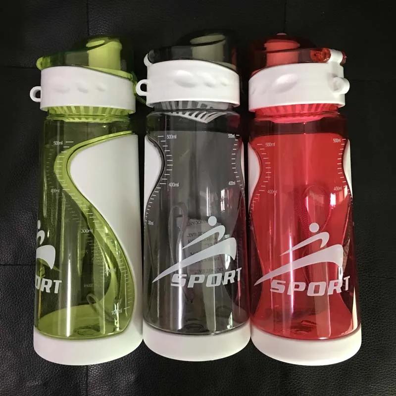 Спортивная пластиковая бутылка для питьевой воды 550 мл шейкер протеина