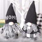 Семейная Рождественская Скандинавская шляпа с острым носком без лица гном Санта тюльпан Рудольф кукла Домашнее украшение подарки украшения товары Вечерние