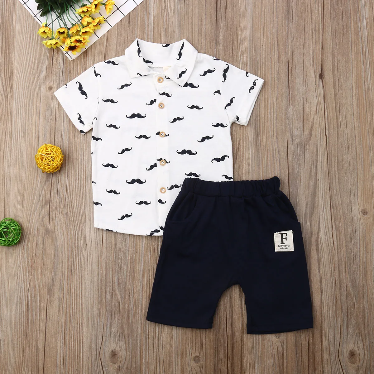 2019 Детская летняя одежда комплекты из 2 предметов Одежда для младенцев мальчиков