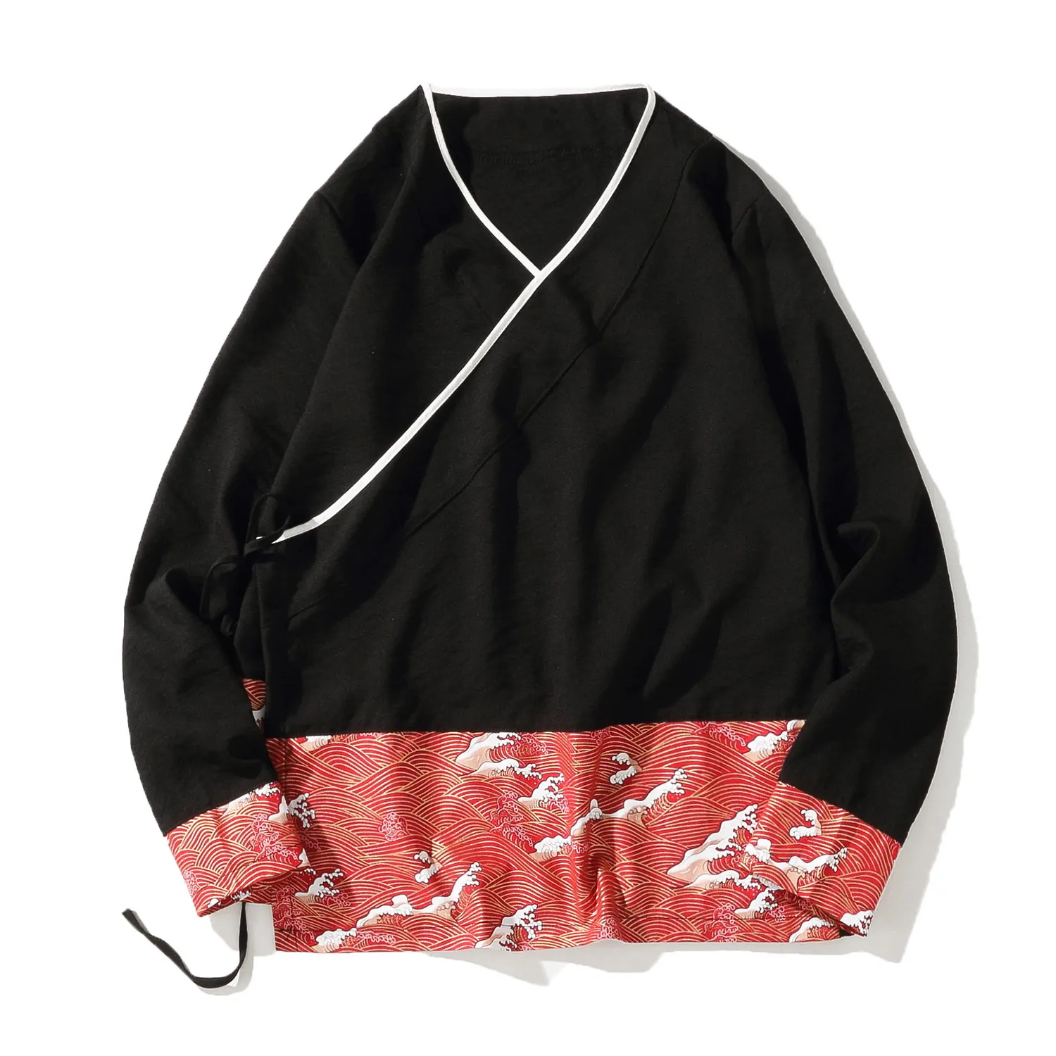 Sinicism Store 2020 мужская хлопковая льняная Свободная рубашка с открытой строчкой