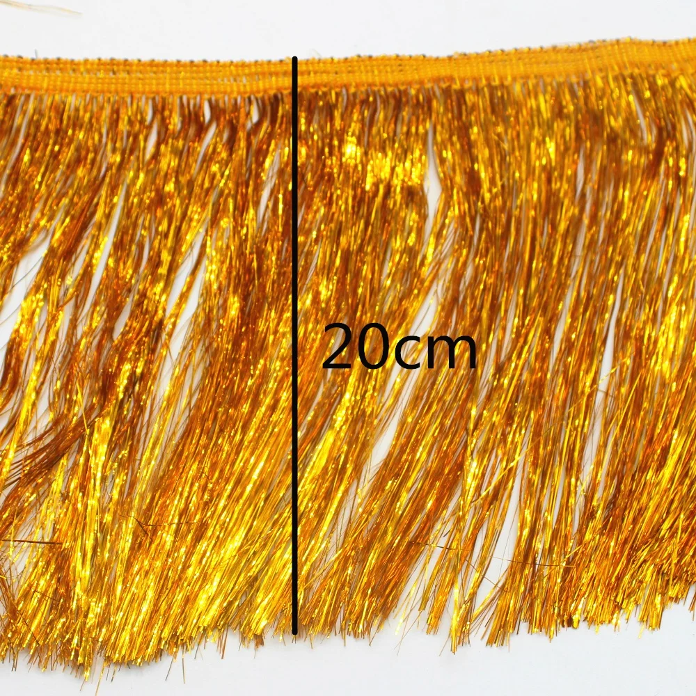 Блестящее кружево с бахромой для латиноамериканских танцев 5 ярдов длиной 20
