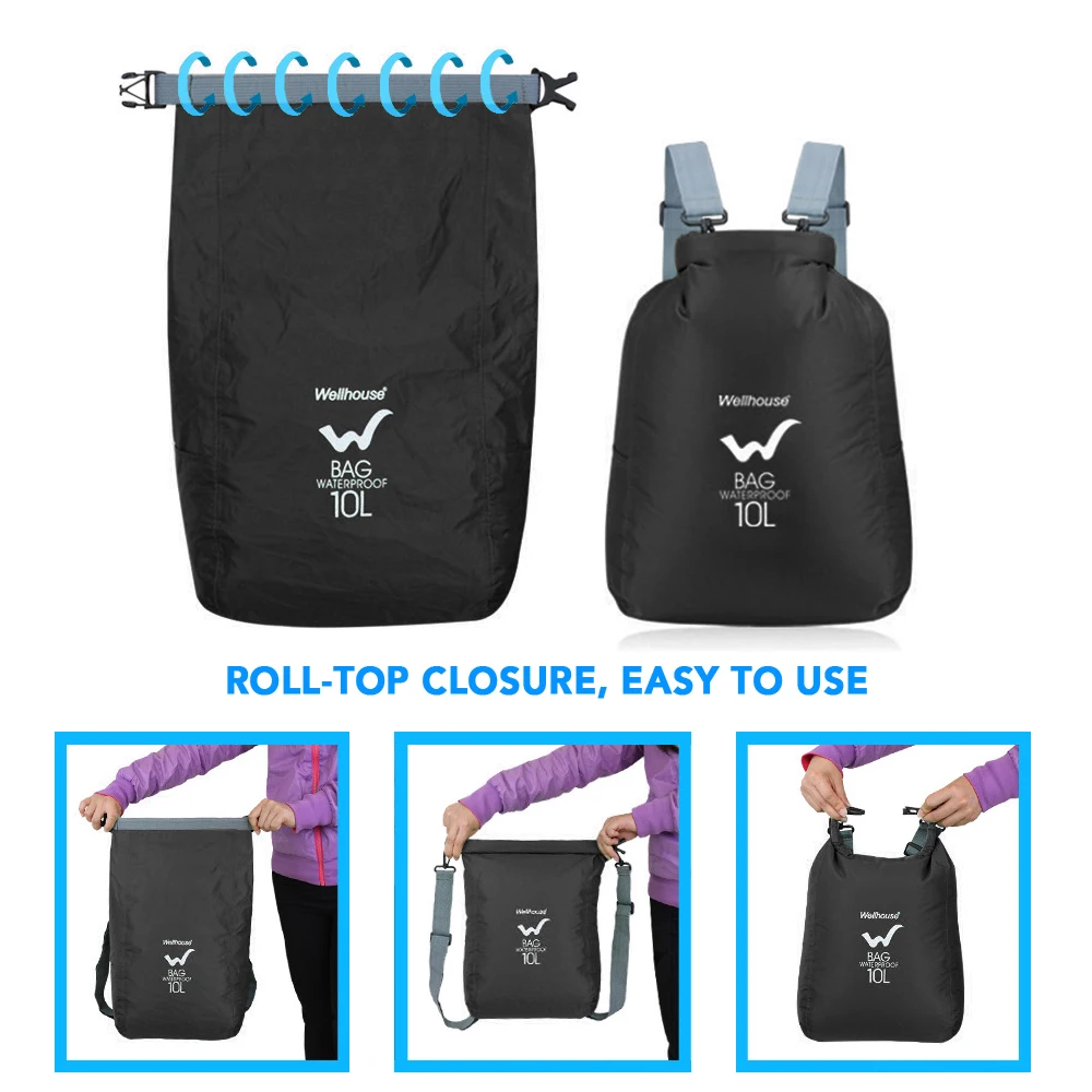 Рюкзак для улицы Водонепроницаемый сухой мешок рюкзак Сухой Сумка кемпинга